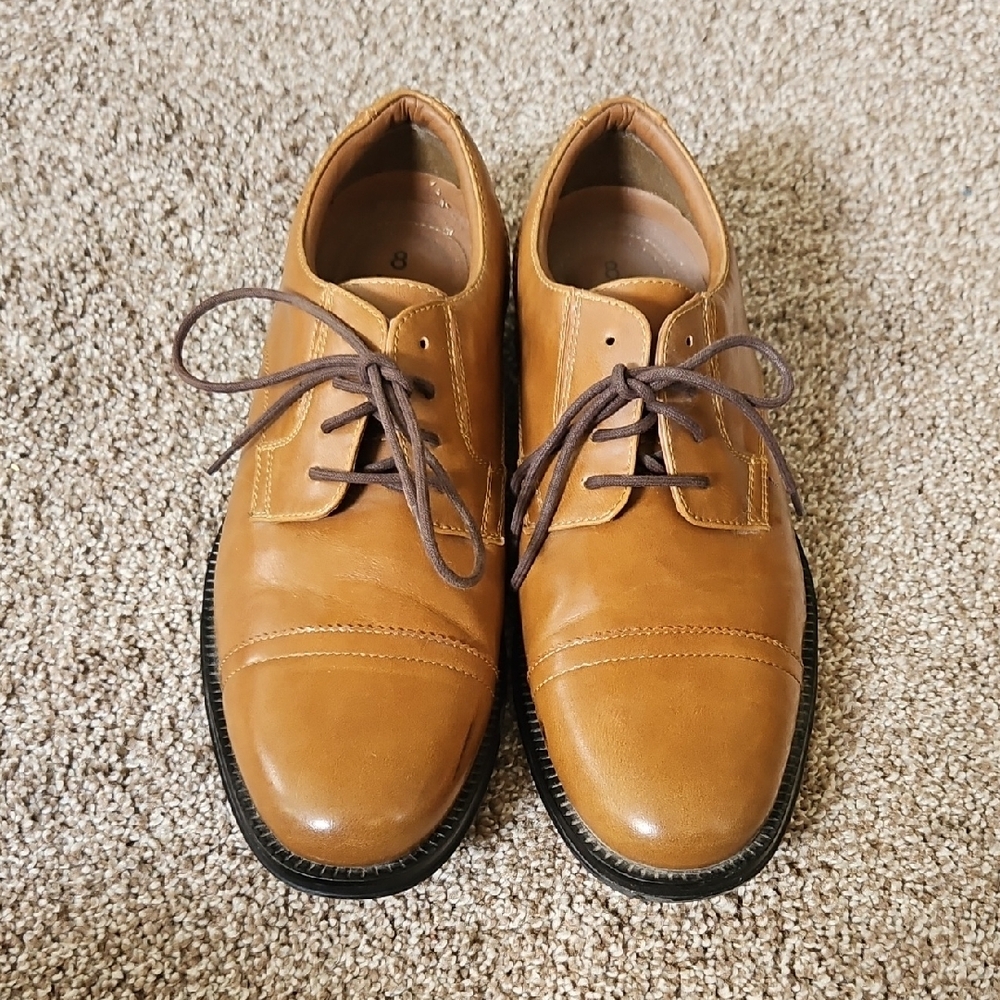 Classic Tan Leather Men's Shoes